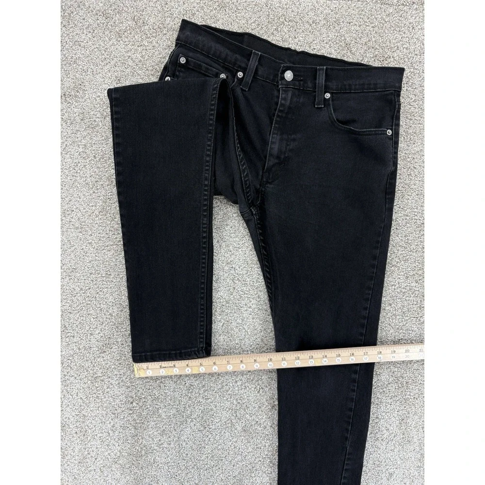 Levis 512 Slim Taper Jeans Mens 32x32 (Fit 32x30) Black Native Cali Wash Stretch